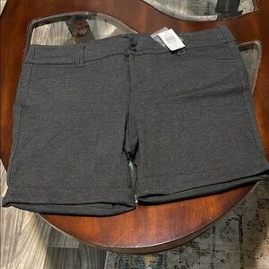 Torrid‎ Gray Bermuda Shorts Modern Clean Design